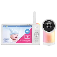 VTech 7" Video Baby Monitor with Night Light, Night Vision & Two-Way Audio (RM7766HD)