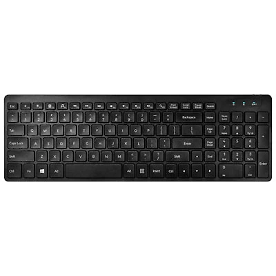 Insignia Wireless Bluetooth Keyboard - Black - Only at Best Buy