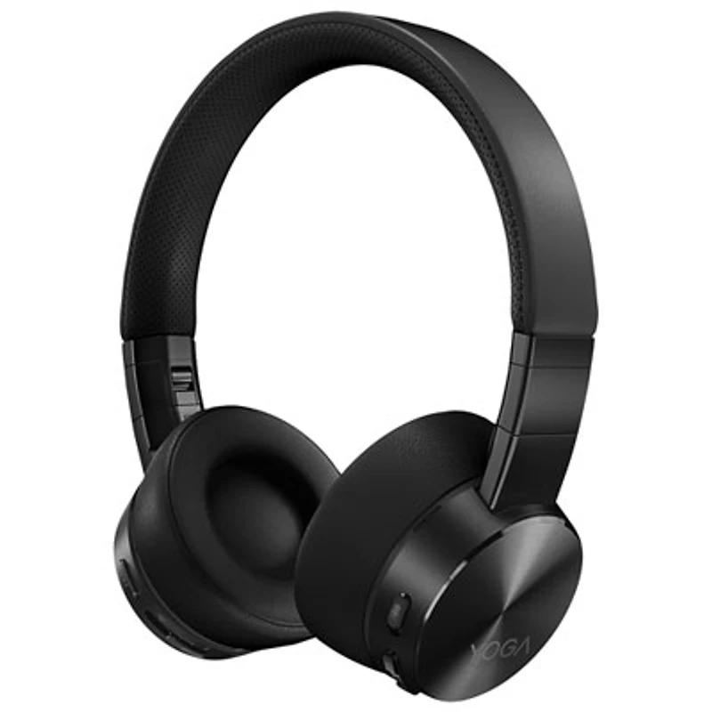 Lenovo Yoga On-Ear Active Noise Cancelling Bluetooth Headphones - Black