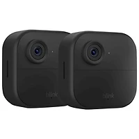 Blink Outdoor 4 Wire-Free 1080p Full HD IP Security Camera System - 2 Pack - Black