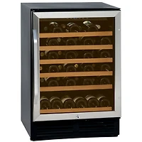 Avanti 50-Bottle Wine Cellar (WCR506) - Black Stainless Steel