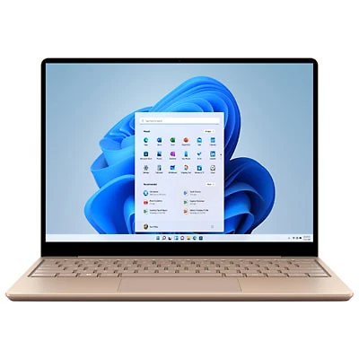 Microsoft Surface Laptop Go 3 12.45" Touchscreen Laptop - Sandstone (Intel i5-1235U/256GB SSD/8GB RAM) - Exclusive Retail Partner
