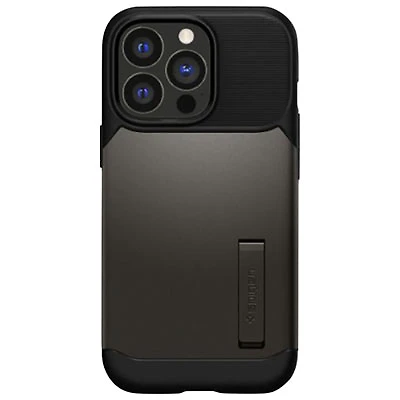 Spigen Slim Armor MagFit Fitted Hard Shell Case with MagSafe for iPhone 15 Pro - Gunmetal