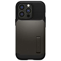 Spigen Slim Armor MagFit Fitted Hard Shell Case with MagSafe for iPhone 15 Pro - Gunmetal