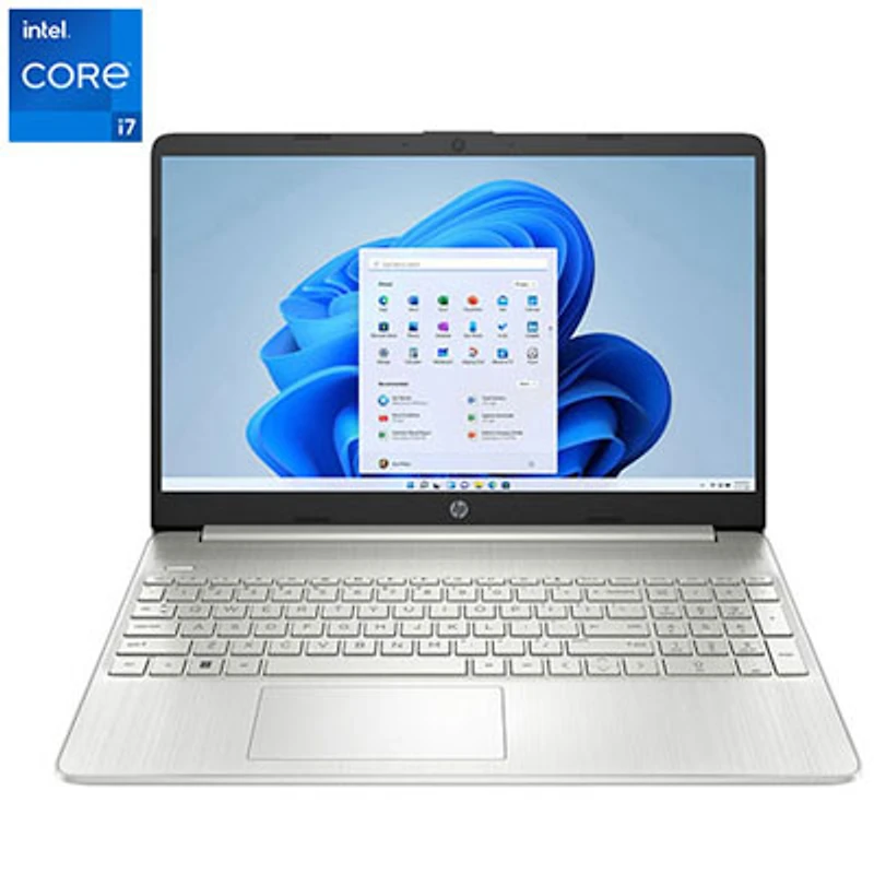 Open Box - HP 15.6" Laptop - Natural Silver (Intel Core i7-1165G7/512GB/8GB RAM/Windows 11 Home)