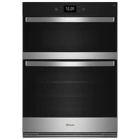 Whirlpool 30" 6.4 Cu. Ft. True Convection Electric Combination Wall Oven (WOEC7030PZ) - Stainless Steel