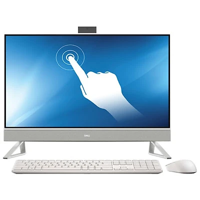 Dell Inspiron 27" Touchscreen All-in-One PC - White (Intel Core i7-1355U/512GB SSD/16GB RAM/Win11)