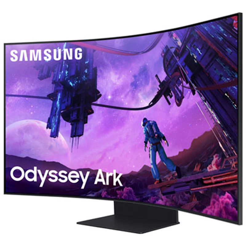 Samsung Odyssey Arc 55" 4K Ultra HD 165Hz 1ms GTG Curved VA LCD FreeSync Gaming Monitor (LS55CG970NNXGO) - Black