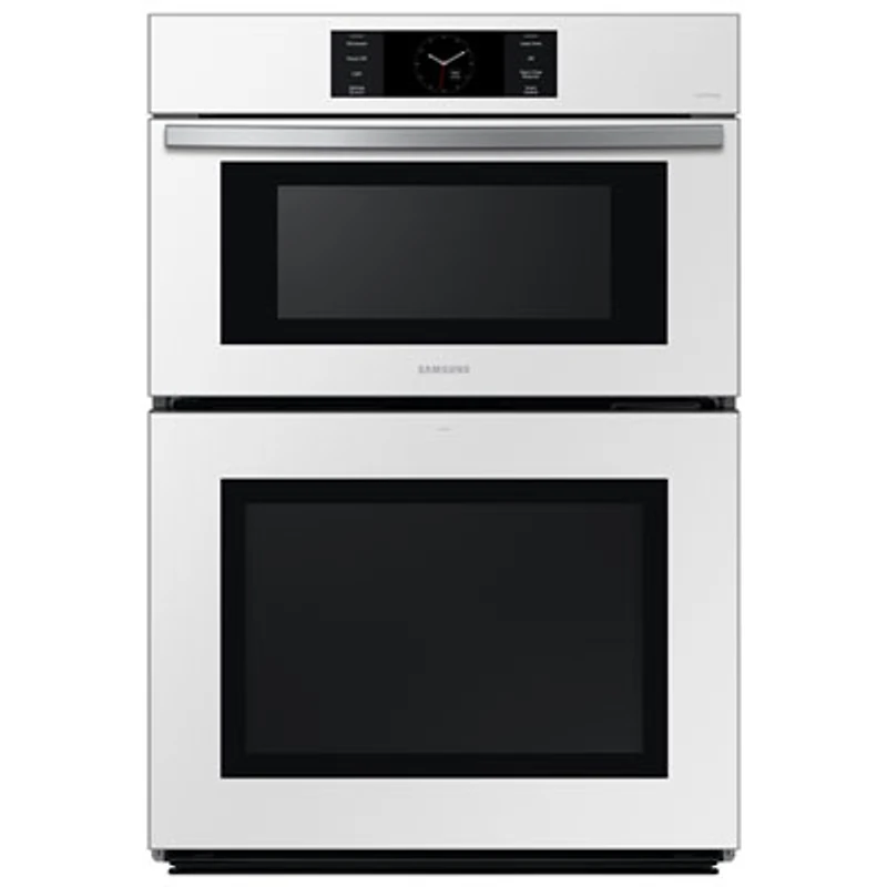 Samsung 30" 7 Cu. Ft. True Convection Electric Double Wall Oven (NQ70CB700D12AA) - White