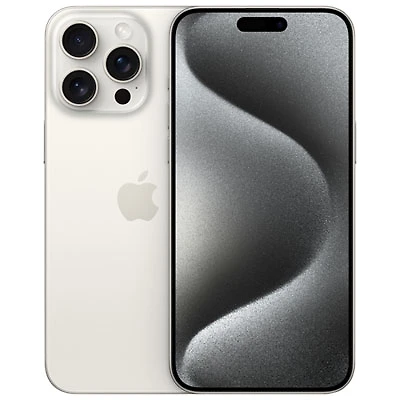 Koodo Apple iPhone 15 Pro Max 512GB - White Titanium - Monthly Tab Payment