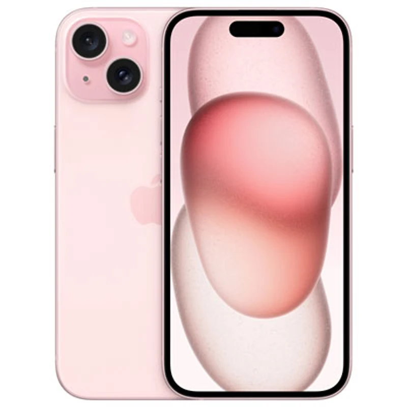 Virgin Plus Apple iPhone 15 128GB - Pink - Monthly Financing