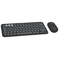 Logitech Pebble 2 Bluetooth Optical Ergonomic Keyboard & Mouse Combo for Mac