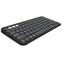 Logitech K380s Wireless Slim TKL Keyboard with Customizable Shortcuts - Tonal Graphite