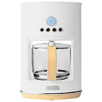 Haden Dorchester Ultra Pebble Programmable Drip Coffee Maker - 10-Cup - White