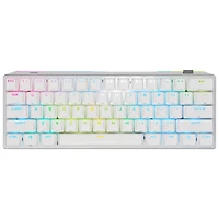 Corsair K70 Pro Mini Bluetooth Backlit Mechanical Cherry Red Gaming Keyboard - White