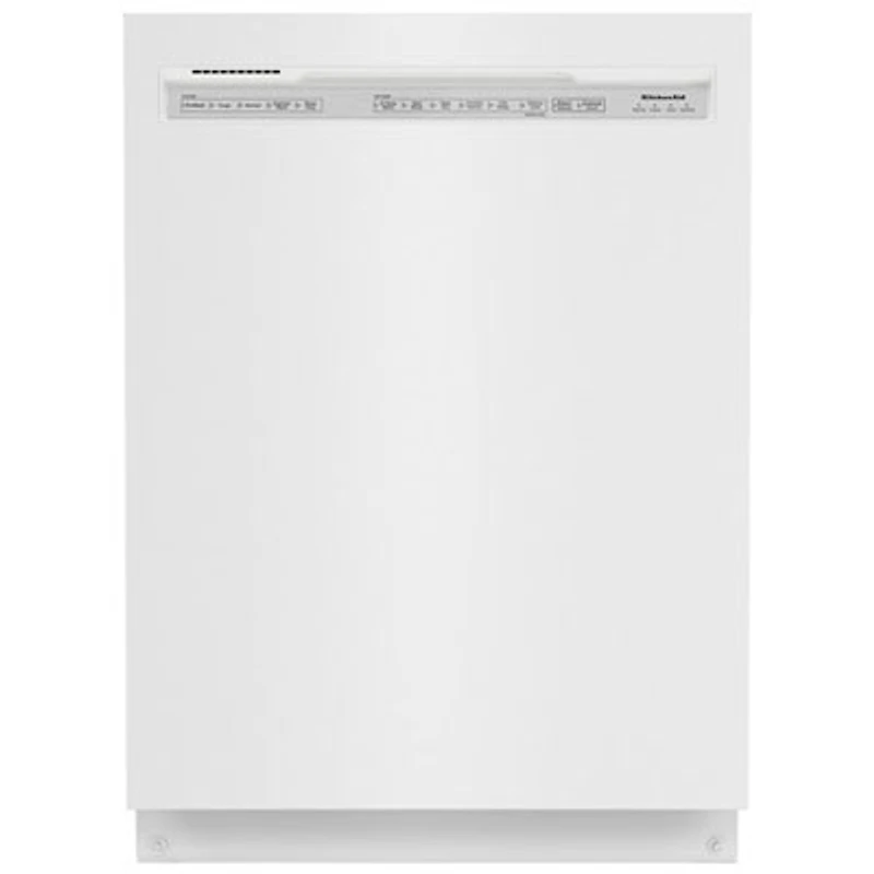 Open Box - KitchenAid 24" 47dB Built-In Dishwasher with Stainless Steel Tub (KDFE104KWH) - White - Perfect Condition