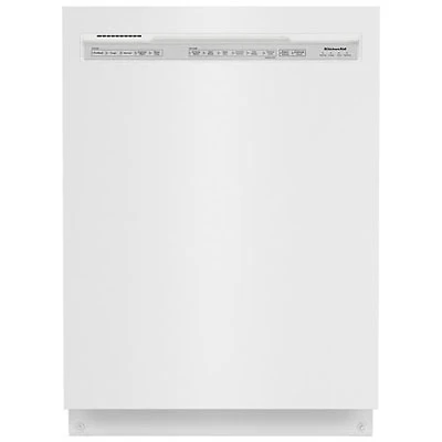 Open Box - KitchenAid 24" 47dB Built-In Dishwasher with Stainless Steel Tub (KDFE104KWH) - White - Perfect Condition