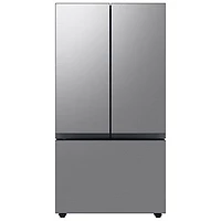 Open Box - Samsung BESPOKE 36" 23.9 Cu Ft French Door Refrigerator (RF24BB6200QLAA) -Stainless Steel -Scratch & Dent