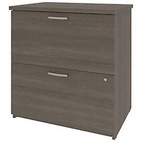 Universel 2-Drawer 29"W Locking Filing Cabinet - Dark Chocolate
