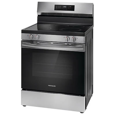 Frigidaire 30" 5.3 Cu. Ft. 5-Element Freestanding Electric Range (FCRE306CAS) - Stainless Steel