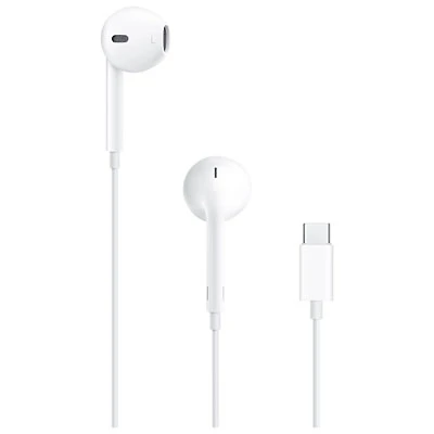 Apple EarPods Earbuds with USB-C Connector - White