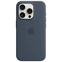 Apple Silicone Fitted Soft Shell Case with MagSafe for iPhone 15 Pro