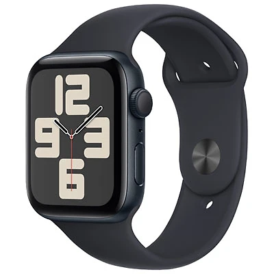 Apple Watch SE (GPS) 44mm Midnight Aluminum Case with Midnight Sport Band