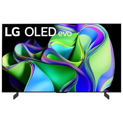 Open Box - LG 42" 4K UHD HDR OLED webOS Evo ThinQ AI Smart TV (OLED42C3PUA) - 2023