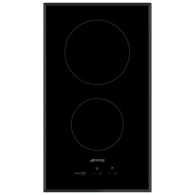Smeg Classic 12" 2-Element Electric Cooktop (SEU122B) - Black