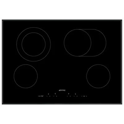 Smeg Classic 26" 4-Element Electric Cooktop (SEU304EMTB) - Black
