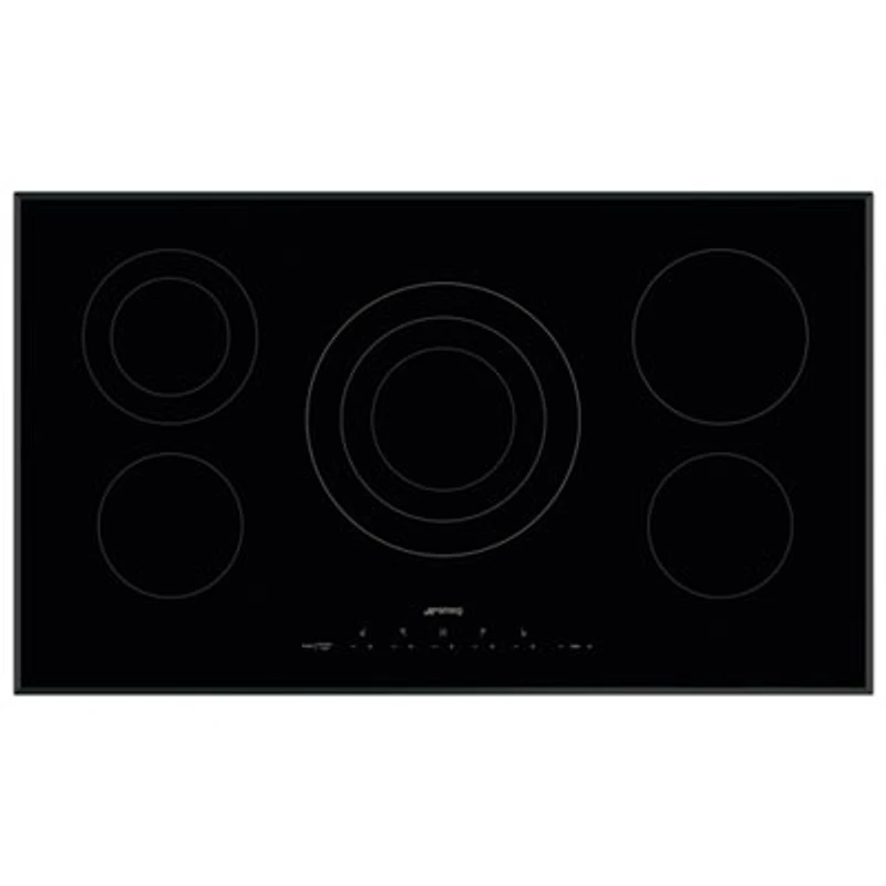 Smeg Classic 35" 5-Element Electric Cooktop (SEU365ETB) - Black