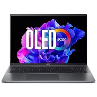 Acer Swift Go 16" OLED Laptop - Iron (Intel Core i5-13420H/512GB/16GB RAM/Windows 11 Home)