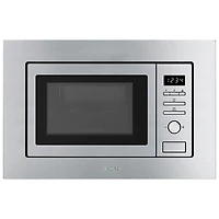 Smeg 24" 0.7 Cu. Ft. Built-In Combination Microwave Oven - Stainless Steel