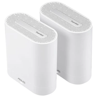 ASUS ExpertWiFi Whole Home Mesh Wi-Fi 6 System - 2 Pack - White