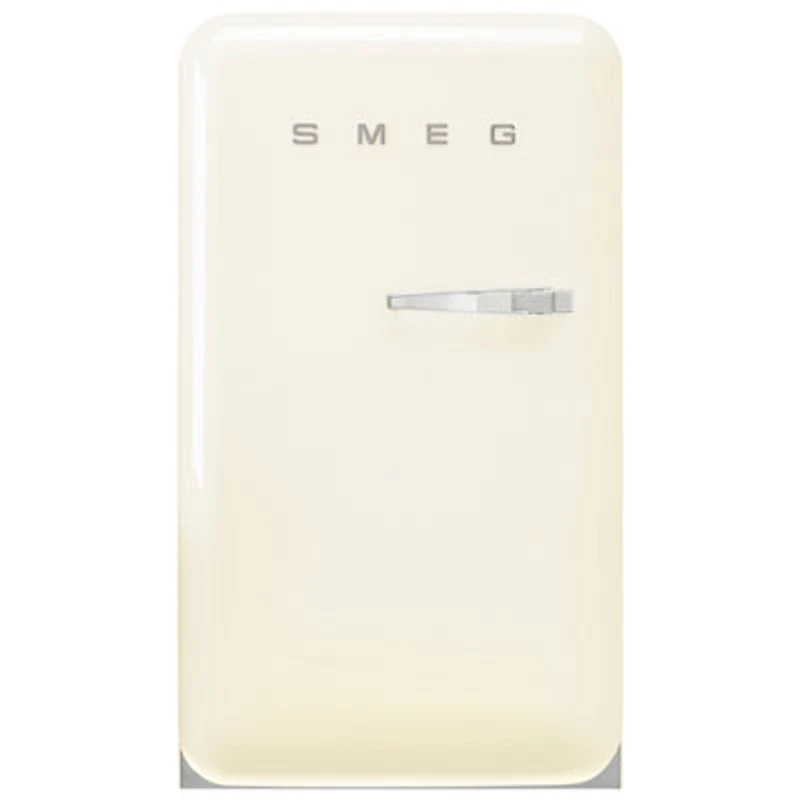 Smeg Retro 22" 3.9 Cu. Ft. Top Freezer Refrigerator (FAB10ULCR3) - Cream