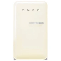 Smeg Retro 22" 3.9 Cu. Ft. Top Freezer Refrigerator (FAB10ULCR3) - Cream