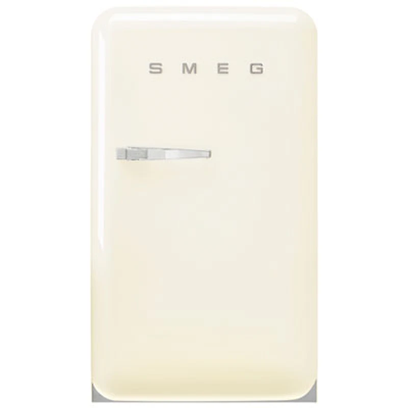 Smeg Retro 22" 3.9 Cu. Ft. Top Freezer Refrigerator (FAB10URCR3) - Cream