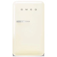 Smeg Retro 22" 3.9 Cu. Ft. Top Freezer Refrigerator (FAB10URCR3) - Cream