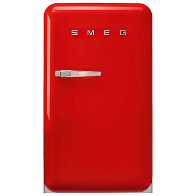 Smeg Retro 22" 3.9 Cu. Ft. Top Freezer Refrigerator (FAB10URRD3) - Red