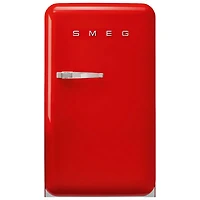 Smeg Retro 22" 3.9 Cu. Ft. Top Freezer Refrigerator (FAB10URRD3) - Red