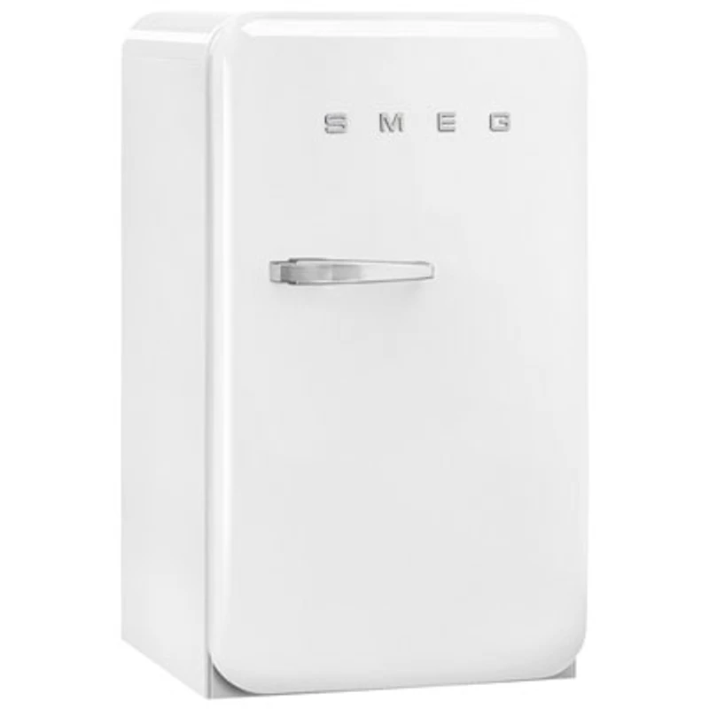 Smeg Retro 22" 3.9 Cu. Ft. Top Freezer Refrigerator (FAB10URWH3) - White