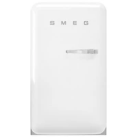 Smeg Retro 22" 3.9 Cu. Ft. Top Freezer Refrigerator (FAB10ULWH3) - White