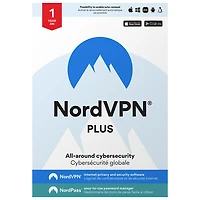 NordVPN Plus (PC/Mac) - 10 Devices - 1 Year