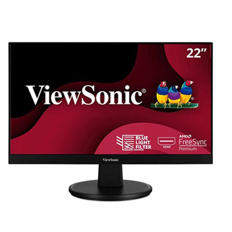 Open Box - Viewsonic 22" FHD 75Hz 5ms GTG MVA LCD FreeSync Gaming Monitor - Black (VA2247-MH)