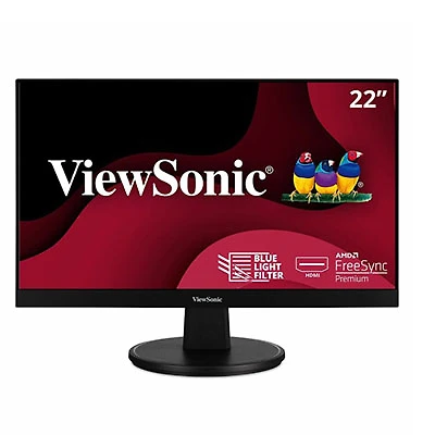 Open Box - Viewsonic 22" FHD 75Hz 5ms GTG MVA LCD FreeSync Gaming Monitor - Black (VA2247-MH)