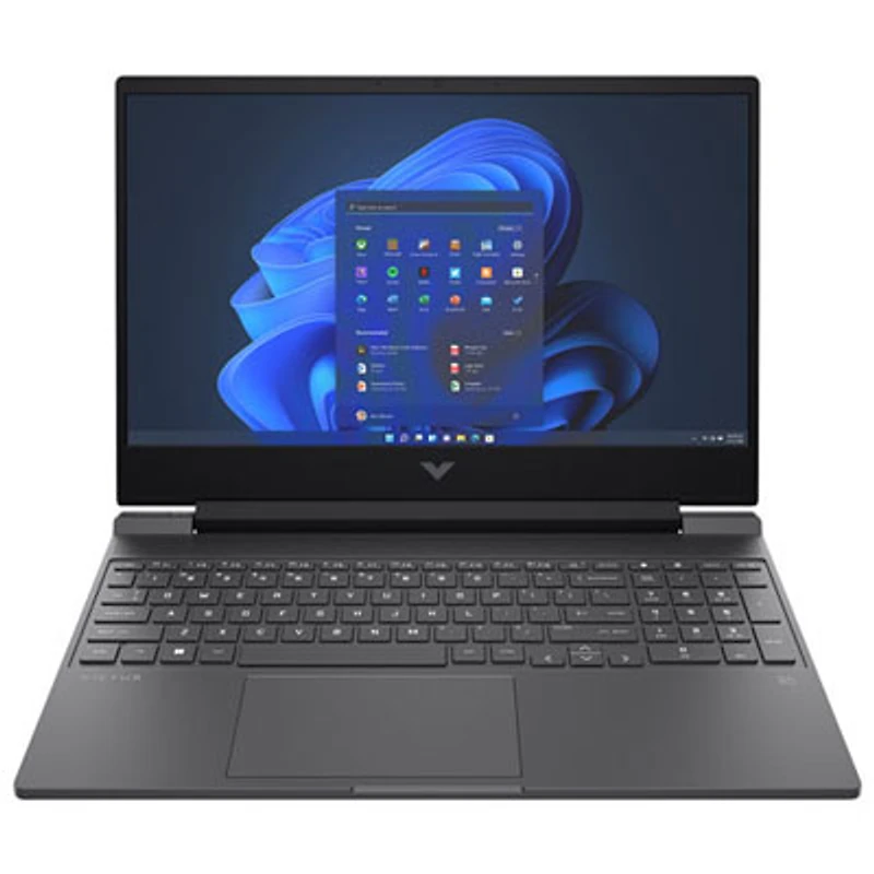Open Box - HP Victus 15.6” Gaming Laptop -Mica Silver (AMD Ryzen 5 7535HS/512GB SSD/8GB RAM/GeForce RTX 2050/Win 11)