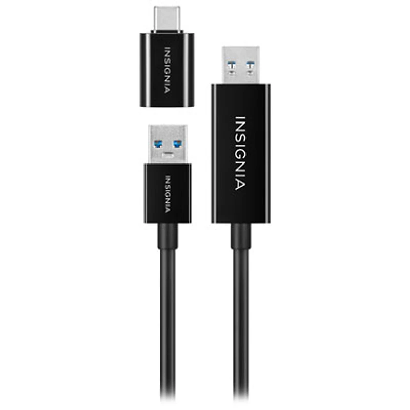 Insignia USB 3.0 C to C 1.83m (6 ft.) Cable with USB-C Adapter (NS-PCK336C-C)