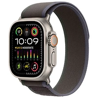 Virgin Plus Apple Watch Ultra 2 (GPS + Cellular) 49mm Titanium Case w/Blue Black Trail Loop - S/M - Monthly Financing