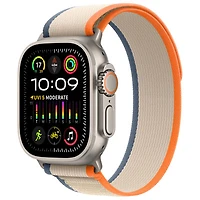Rogers Apple Watch Ultra 2 (GPS + Cellular) 49mm Titanium Case w/Orange Beige Trail Loop - M/L - Monthly Financing