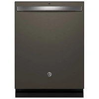 GE 24" 47dB Built-In Dishwasher with Third Rack (GDT650SMVES) - Slate